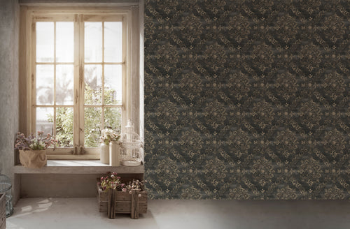 Livingwalls behang barokprint antraciet grijs en beige - 53 cm x 10,05 m - AS-387074 - vtwonen shop