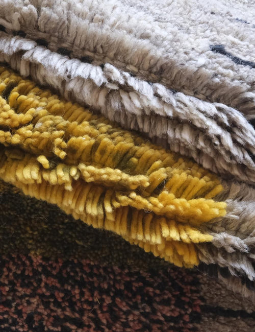 AFK Living vloerkleed Berber - handgemaakt - Wol - 200 x 300 cm
