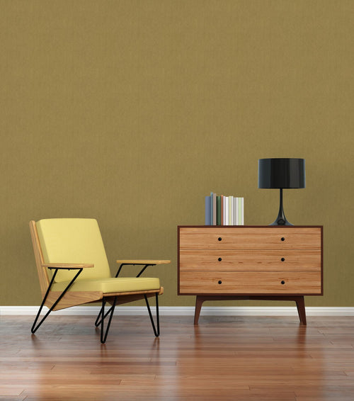 Livingwalls behang effen geel en bruin - 53 cm x 10.05 m - AS-377035 - vtwonen shop