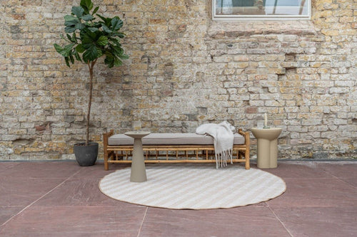 Interieur05 Rond Jute buitenkleed Naturel ZigZag - 240 x 240 cm - vtwonen shop