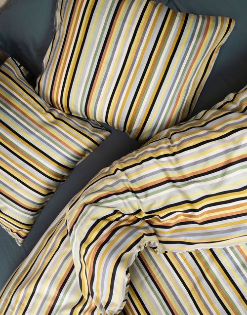 Essenza Donna dekbedovertrek - Lits-Jumeaux XL – 260x200/220 cm - Hazy yellow
