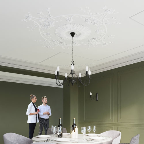 Sollux Lighting Kroonluchter MINERWA 3 zwart - 60x60x80cm