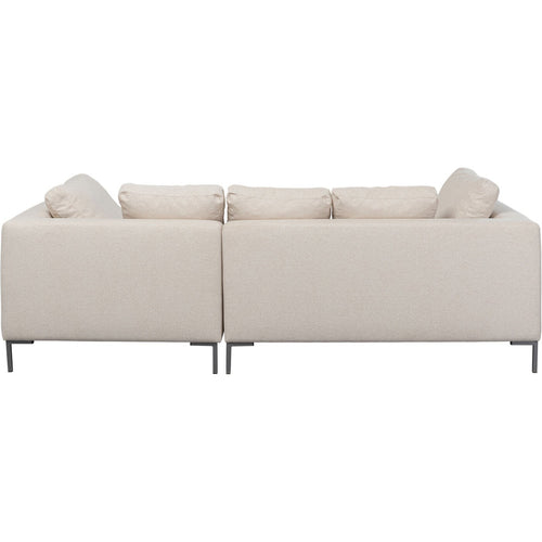 Kare Design Hoekbank Gianna 250cm rechts creme