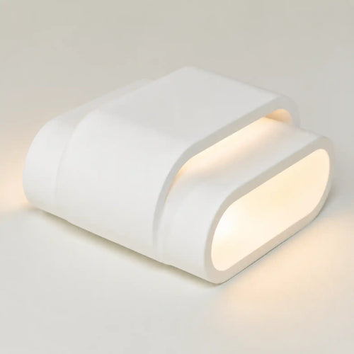 Artdelight wandlamp Metz - 2 lichts - 9  x 16   cm - wit