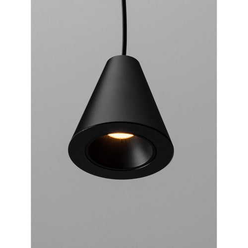 Nova Luce IRMOS Slanke hanglamp voor aan het plafond, zandkleurig zwart, LED 5W 371lm 3000K