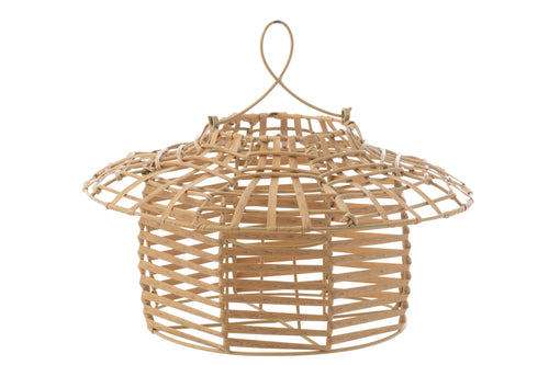J-Line windlicht Hangend Laag - rotan - naturel - vtwonen shop
