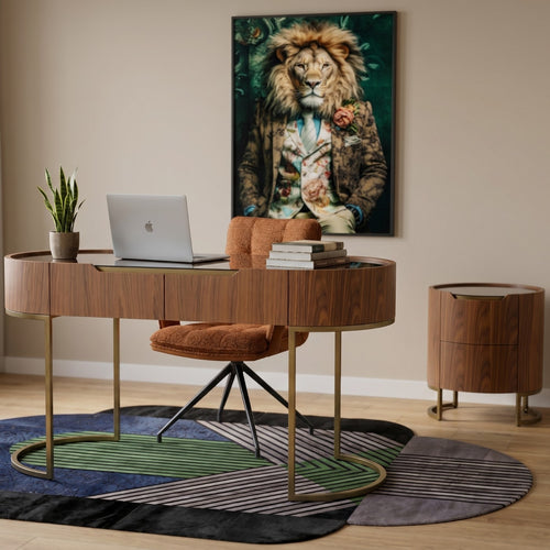 Kare Design Wandfoto leeuw pak 100x150cm