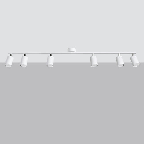 Sollux Lighting Plafondlamp LEMMI 6L wit - 135x24x20cm