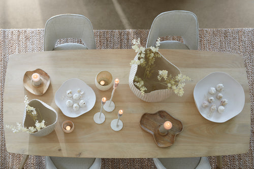 Light & Living eetkamerstoel DJESLIN - 57x51x84cm - bruin - Set van 2