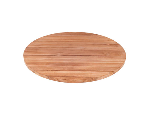 MaximaVida massief rond teakhouten tafelblad Java indoor 120 cm - vtwonen shop