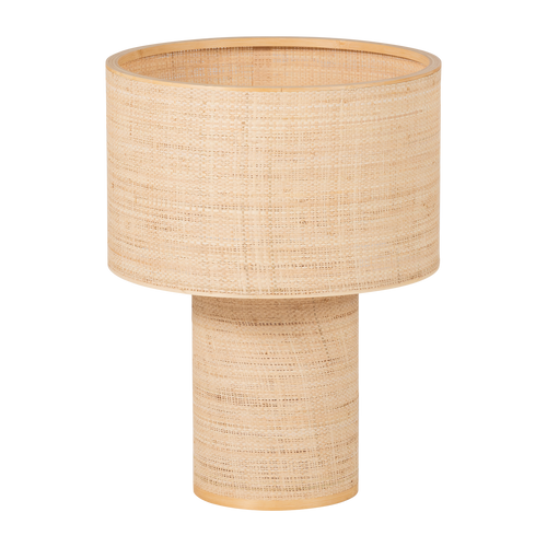 WOOOD tafellamp  Ø 42 cm Syro - Raffia - Naturel - 55x42x42