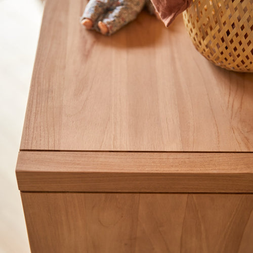Tikamoon Kindercommode van massief teakhout - Naturel - vtwonen shop