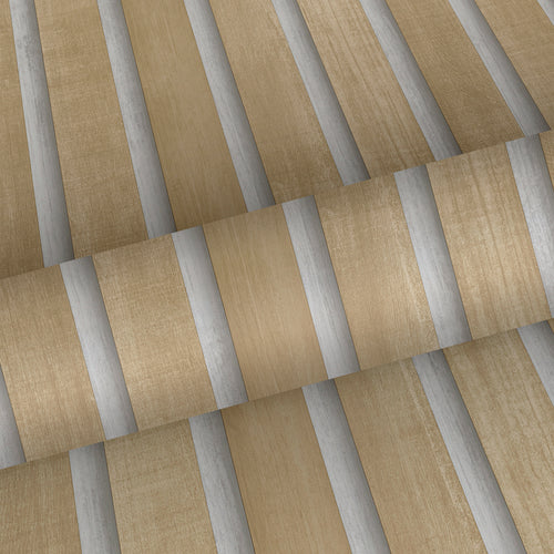 Sanders & Sanders behang houten wandpanelen 3d bruin en beige - 53 cm x 10 m - 640050