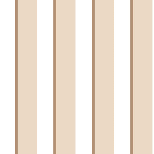 ESTAhome behang strepen beige en wit - 50 x 900 cm - 131906
