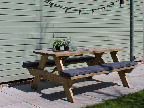 MaximaVida picknicktafel kussenpakket Antro 120 x 27,5 x 5 cm -2 stuks -waterafstotend - vtwonen shop
