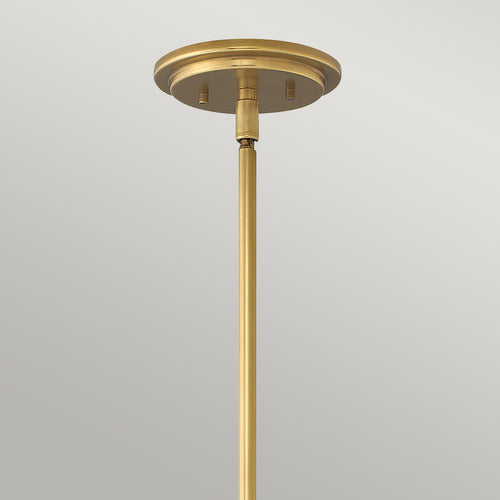 Elstead Hinkley Somerset Globe hanglamp Heritage messing
