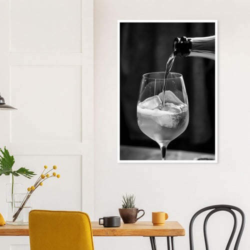 Artfulprints  Aperol Spritz - Lifestyle black-white   poster 70x100 cm - vtwonen shop