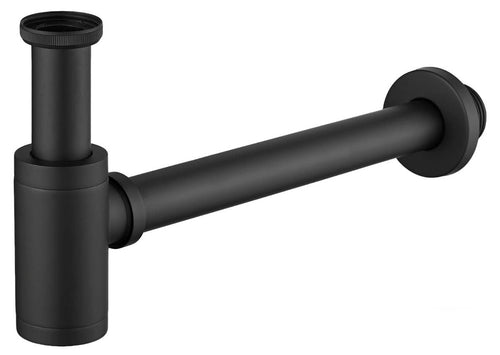 LOMAZOO wastafel sifon - mat zwart - 44 mm