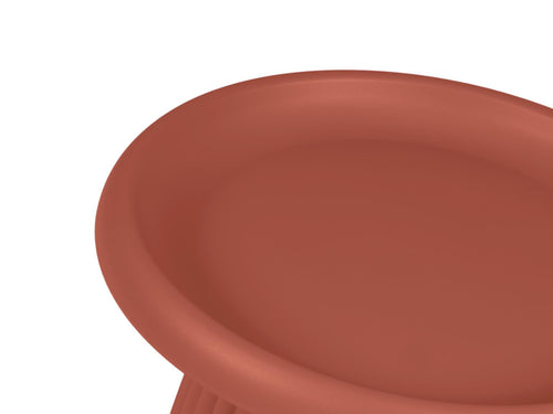 MaximaVida kunststof bijzettafel Mila rond 50 cm roestbruin - vtwonen shop