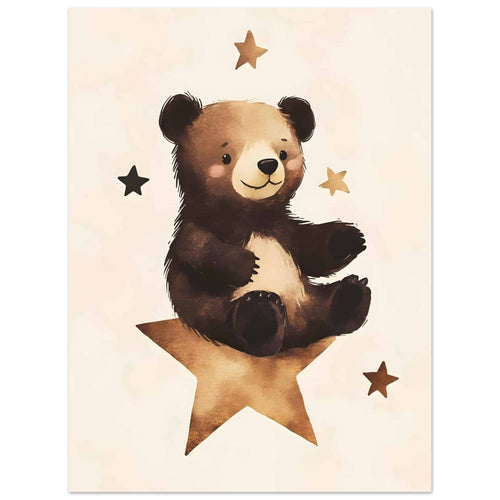 Artfulprints  Dromende beer   poster 30x40 cm - vtwonen shop