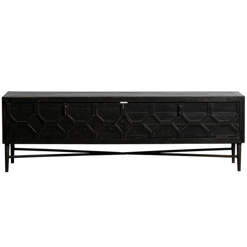 BePureHome tv meubel/ salontafel Bequest - Hout - Zwart - 50x160x45 - vtwonen shop