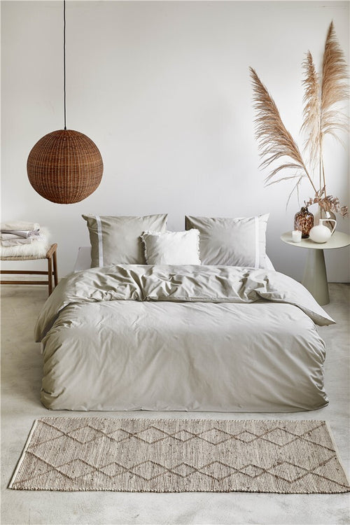 Walra - Dekbedovertrek Timeless Chic - 140x220 cm - Zand