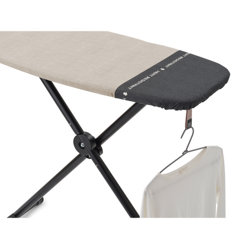 Brabantia Stoombord en strijkplank D, 135x45 cm, hittebestendige parkeerzone - Denim Grey