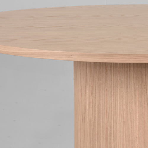 LABEL51 Eettafel Oliva - Naturel Eikenhout - 130x130x75cm