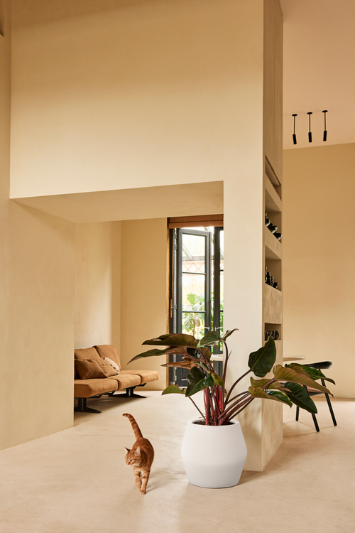 elho june split low 46 linnen wit | Bloempot |Premium statementdesign