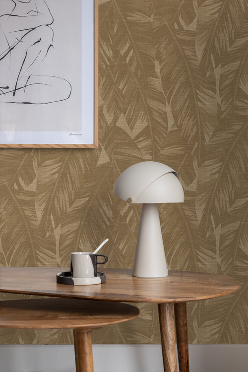 Origin Wallcoverings behang bananenbladeren donker beige - 50 x 900 cm - 348055 - vtwonen shop