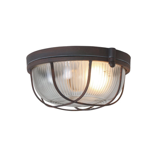 Mexlite plafondlamp lisanne - 1 lichts - 17x 8 cm - bruin - vtwonen shop