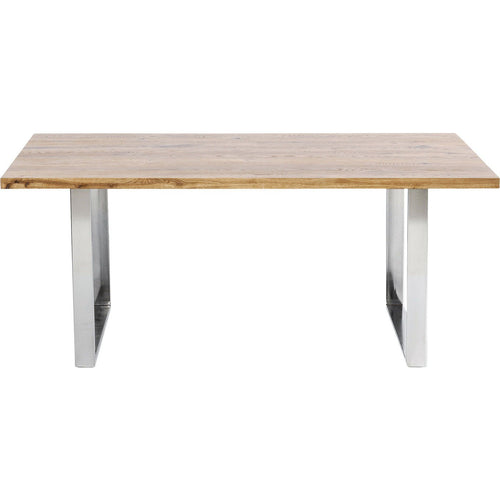 Kare Design Eettafel Jackie 160x80cm eik chroom - vtwonen shop