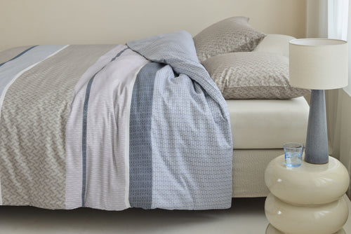 Beddinghouse Dekbedovertrek Hilde - 140 x 200/220 cm - Blauw