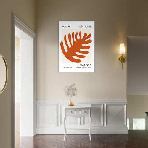 Artfulprints  Matisse – Coral bloom orange   poster 30x40 cm - vtwonen shop