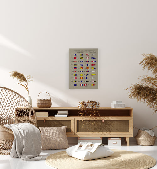 Canvas 60x40 Vlaggen - vtwonen shop