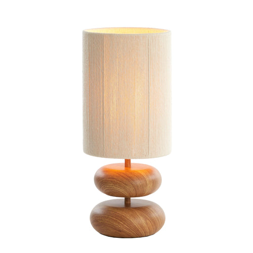 Light & Living tafellamp Danialo - naturel - Ø22cm - vtwonen shop