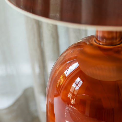 S|P Collection - Bijzettafel 50xH40cm metaal red clay Mio