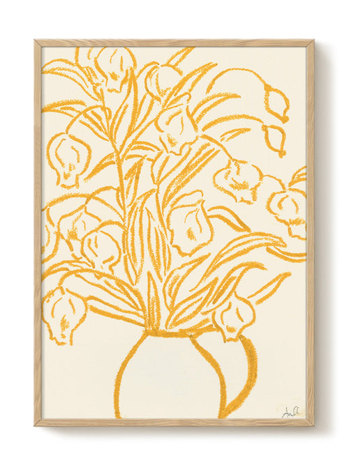 La Poire - Yellow Flowers II - PSTR studio Kunst Poster - vtwonen shop