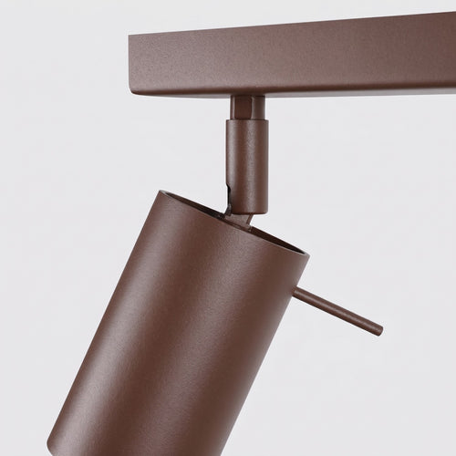 Sollux Lighting Plafondlamp RING 4L bruin - 80x6x16cm