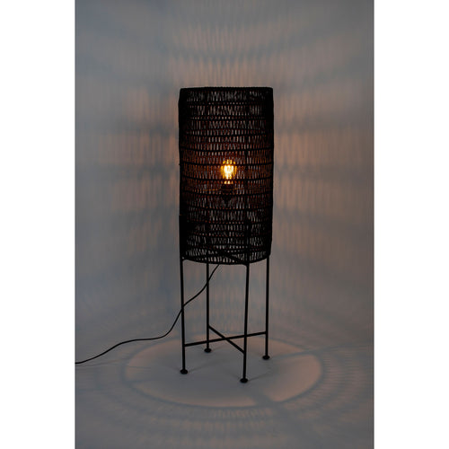 Dutchbone Kari Vloerlamp/ Staande lamp Zwart - vtwonen shop