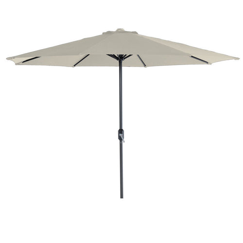Lotus parasol - Ø300 cm - carbon black - ecru