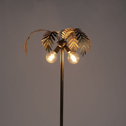 Ylumen vloerlamp Palm - 2 lichts - 60  x 156   cm - goud bruin - vtwonen shop