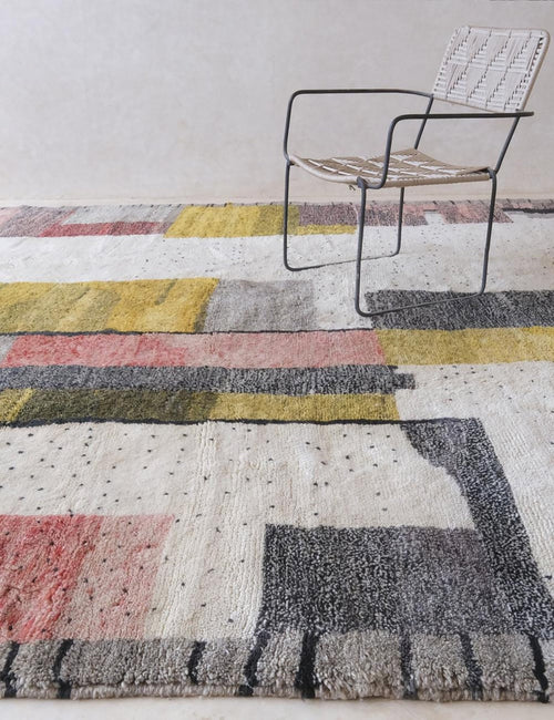AFK Living vloerkleed Berber - handgemaakt - Wol - 200 x 300 cm