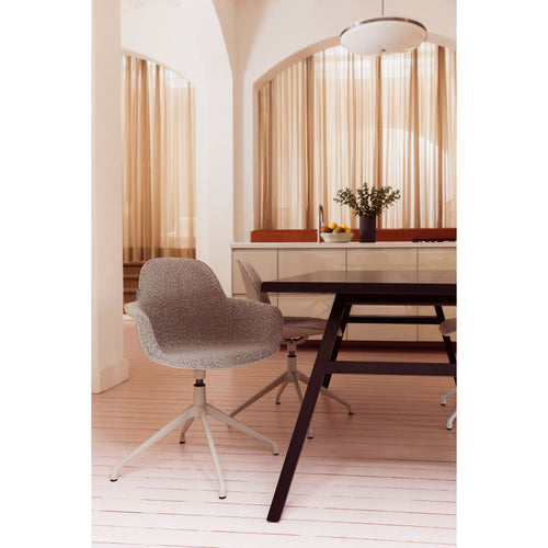 Zuiver Albert Kuip Swivel Eetkamerstoelen armleuning Taupe - Set van 2 - vtwonen shop