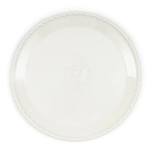 Rivièra Maison Elegant Twist Breakfast Plate - Porselein - Wit - vtwonen shop