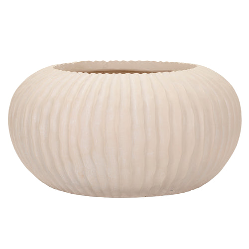Mauro Ferretti vaas - Ø 35x18 cm - creme