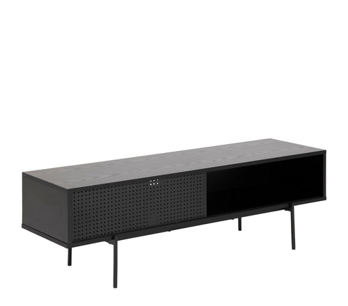 Rebellenclub TV-meubel Aarhus - Meubel Aarhus 140 cm - Zwart - vtwonen shop