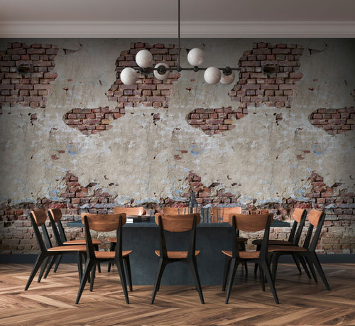 Livingwalls fotobehang steen beige, bruin en crème - 159 x 280 cm - AS-392351 - vtwonen shop
