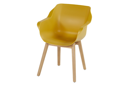 Hartman Tuinstoel Sophie - Geel/Naturel - Set Van 2 - vtwonen shop