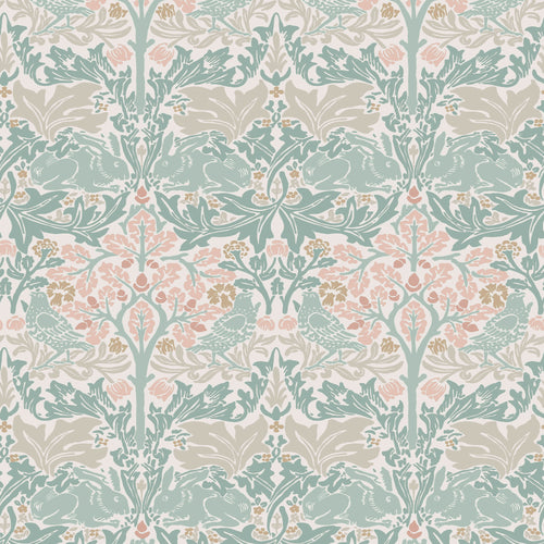 William Morris at Home Vliesbehang - Brother Rabbit Lullaby Blues - 1000x52 - vtwonen shop